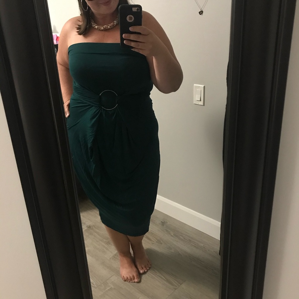 Morph clothing versatile teal dress - Picture 2 of 6